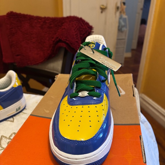 Vintage AF1 Brazil 🇧🇷 Size 9 New in Box - Picture 13 of 16